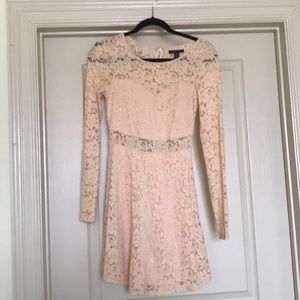 Light pink lace dress